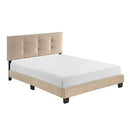  Color_Light brown Size_Full -- Newberry 1350BRF-1 Full Platform Bed IMAGE 2
