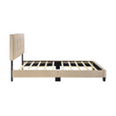  Color_Light brown Size_Full -- Newberry 1350BRF-1 Full Platform Bed IMAGE 6