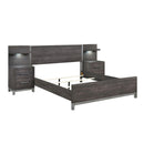  Color_  Size_Queen  -- Zephyr 1577DG-1*WB 5pc Set Queen Wall Bed (QB+2NS+2NS-P) IMAGE 4