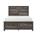  Size_California King -- Lenior 1342K-1CK* California King Platform Bed with Footboard Storage IMAGE 1