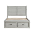  Size_Queen -- Willowbrook 1337-1* Queen Platform Bed with Storage Footboard and Side Rails IMAGE 2