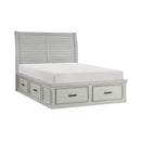  Size_Queen -- Willowbrook 1337-1* Queen Platform Bed with Storage Footboard and Side Rails IMAGE 3