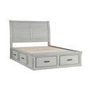  Size_Queen -- Willowbrook 1337-1* Queen Platform Bed with Storage Footboard and Side Rails IMAGE 4