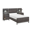 Color_  Size_Twin  -- Zephyr 1577DGT-1*WB 5pc Set Twin Wall Bed (TB+2NS+2NS-P) IMAGE 5