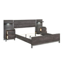  Color_  Size_King  -- Zephyr 1577DGK-1EK*WB 5pc Set Eastern King Wall Bed (EK+2NS+2NS-P) IMAGE 6
