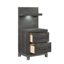  Homelegance Zephyr 1577DG-4P* Night Stand with Wall Panel IMAGE 3