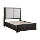  Size_California King -- Gilbert 1381K-1CK* California King Platform Bed with Footboard Storage IMAGE 4