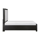 Size_Queen -- Gilbert 1381-1* Queen Platform Bed with Footboard Storage IMAGE 5