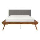  Size_King -- Homelegance Wrenn Upholstered Platform Bed IMAGE 1