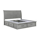  Color_  Size_King  -- Logandale 1559DGK-1EK* Eastern King Platform Bed with Storage Footboard and Side Rails IMAGE 4