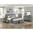  Color_  Size_California King  -- Logandale 1559DGK-1CK* California King Platform Bed with Storage Footboard and Side Rails IMAGE 14