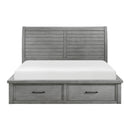  Color_  Size_California King  -- Logandale 1559DGK-1CK* California King Platform Bed with Storage Footboard and Side Rails IMAGE 1