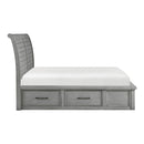  Color_  Size_California King  -- Logandale 1559DGK-1CK* California King Platform Bed with Storage Footboard and Side Rails IMAGE 5
