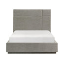  Size_King -- Homelegance Paola Upholstered Platform Bed IMAGE 1