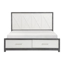  Size_California King -- Rowan 1366K-1CK* California King Platform Bed with Footboard Storage IMAGE 1