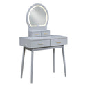  Homelegance Camilla 4565GY Dressing Table with Mirror IMAGE 4