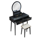  Homelegance Camilla 4565BK Dressing Table with Mirror IMAGE 3