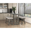 Homelegance Auburndale 5685-24BH Counter Height Bench IMAGE 4