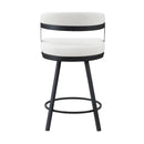  Homelegance Crowley 5565-24WT Swivel Counter Height Chair IMAGE 3