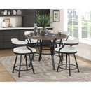  Homelegance Crowley 5565-24WT Swivel Counter Height Chair IMAGE 5