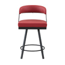  Homelegance Crowley 5565-24RD Swivel Counter Height Chair IMAGE 1
