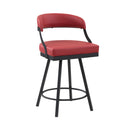  Homelegance Crowley 5565-24RD Swivel Counter Height Chair IMAGE 2
