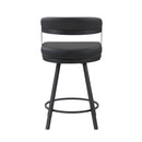  Homelegance Crowley 5565-24BK Swivel Counter Height Chair IMAGE 3