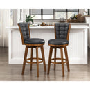  Homelegance Medford 5505-29BKS Swivel Pub Height Chair IMAGE 5