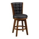  Homelegance Medford 5505-24BKS Swivel Counter Height Chair IMAGE 2