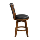  Homelegance Medford 5505-24BKS Swivel Counter Height Chair IMAGE 3