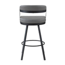  Homelegance Crowley 5565-29GY Swivel Pub Height Chair IMAGE 3