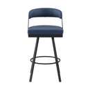  Homelegance Crowley 5565-29BU Swivel Pub Height Chair IMAGE 1