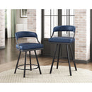  Homelegance Crowley 5565-29BU Swivel Pub Height Chair IMAGE 6