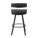 Homelegance Crowley 5565-29BK Swivel Pub Height Chair IMAGE 3