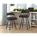  Homelegance Crowley 5565-29BK Swivel Pub Height Chair IMAGE 6