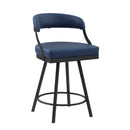  Homelegance Crowley 5565-24BU Swivel Counter Height Chair IMAGE 2