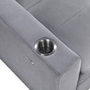  Homelegance Grady 9258 Convertible Sofa with Hidden Storage, Cup Holders and Charging Ports IMAGE 9