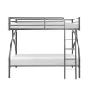  Homelegance Bailey B2020GY-1 Twin/Twin Bunk Bed IMAGE 2