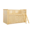  Homelegance Bartly B2043LL-1*BCDR Low Loft Bunk with Bookcase and Dresser IMAGE 2