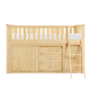  Homelegance Bartly B2043LL-1*BCDR Low Loft Bunk with Bookcase and Dresser IMAGE 5