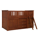  Homelegance Rowe B2013LLDC-1*BCDR Low Loft Bunk with Bookcase and Dresser IMAGE 2
