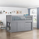  Homelegance Orion B2063LL-1*BC2DR Low Loft Bunk with Bookcase and 2 Dressers IMAGE 16