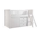  Homelegance Galen B2053LLW-1*BC2DR Low Loft Bunk with Bookcase and 2 Dressers IMAGE 2