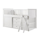  Homelegance Galen B2053LLW-1*BC2DR Low Loft Bunk with Bookcase and 2 Dressers IMAGE 4
