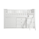  Homelegance Galen B2053LLW-1*BC2DR Low Loft Bunk with Bookcase and 2 Dressers IMAGE 5