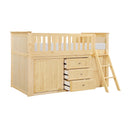  Homelegance Bartly B2043LL-1*BC2DR Low Loft Bunk with Bookcase and 2 Dressers IMAGE 11