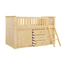  Homelegance Bartly B2043LL-1*BC2DR Low Loft Bunk with Bookcase and 2 Dressers IMAGE 12