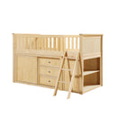  Homelegance Bartly B2043LL-1*BC2DR Low Loft Bunk with Bookcase and 2 Dressers IMAGE 4
