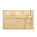  Homelegance Bartly B2043LL-1*BC2DR Low Loft Bunk with Bookcase and 2 Dressers IMAGE 6