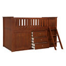  Homelegance Rowe B2013LLDC-1*BC2DR Low Loft Bunk with Bookcase and 2 Dressers IMAGE 12